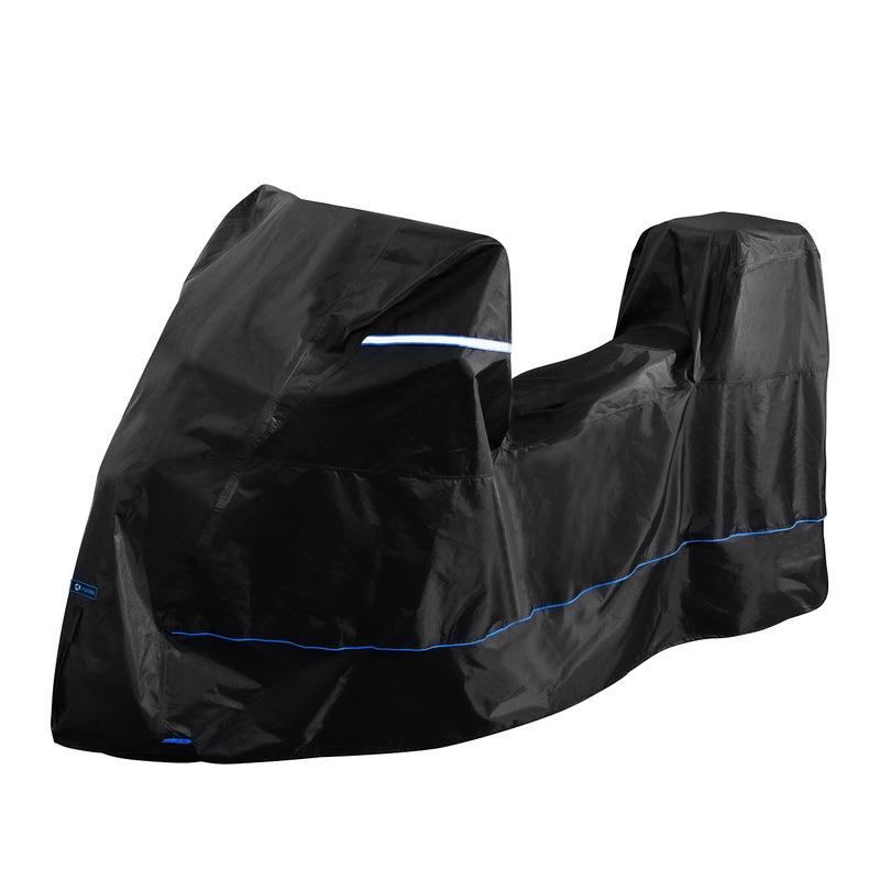 FENRIR 420D 90""INCH Motorcycle Cover Waterproof Outdoor Storage for R1300GS R1250GS R1200GS S1000XR F900XR F900GS F850GS F800GS F750GS G310GS C400GT Transalp NC750X NX500 ADV160 PCX XMAX Burgman AK550 - Image 1